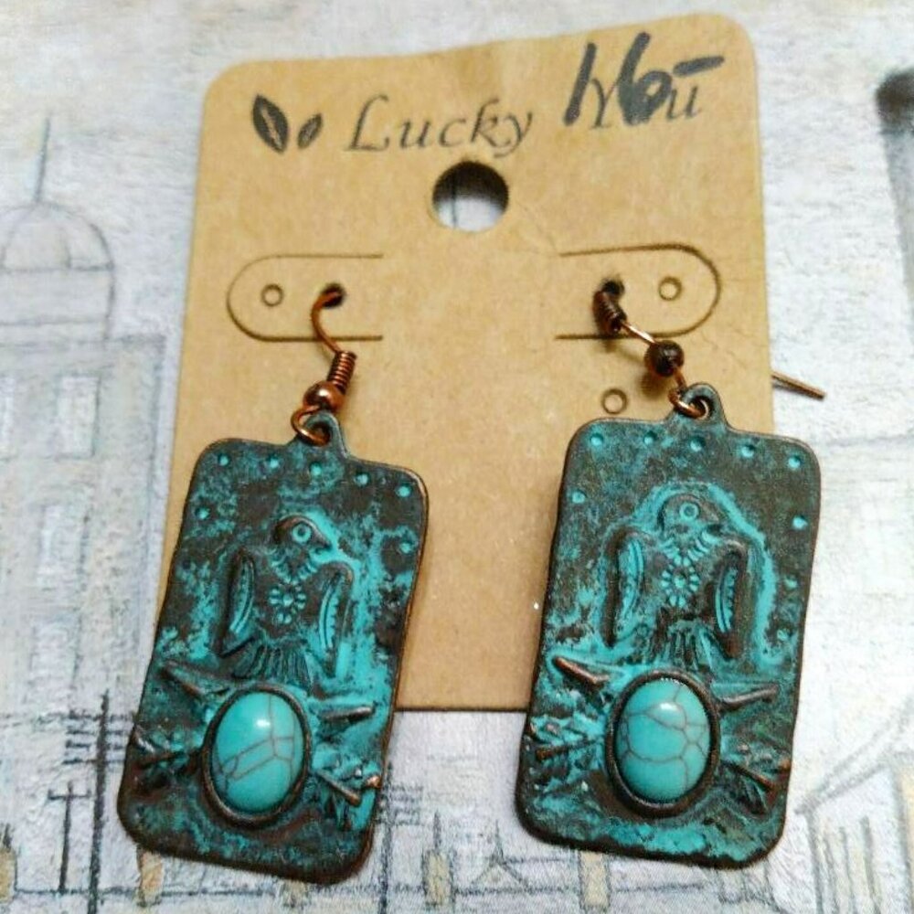 Lucky You Thunderbird Earrings